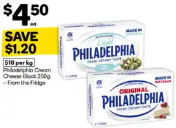 Woolworths Philadelphia Cream Cheese Block- From the Fridge offer