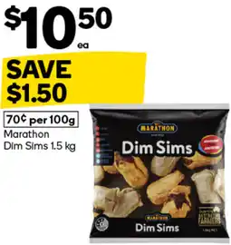 Woolworths Marathon Dim Sims offer
