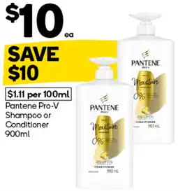 Woolworths Pantene Pro-V Shampoo or Conditioner offer