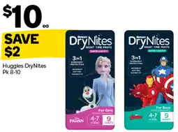Woolworths Huggies DryNites offer