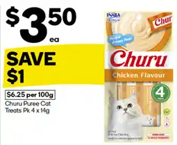 Woolworths Churu Puree Cat Treats offer