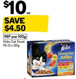 Woolworths Felix Cat Food offer
