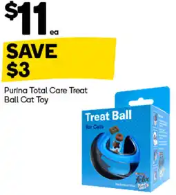 Woolworths Purina Total Care Treat Ball Cat Toy offer