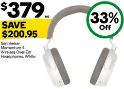 Woolworths Sennheiser Momentum 4 Wireless Over-Ear Headphones offer