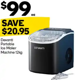 Woolworths Devanti Portable Ice Maker Machine offer