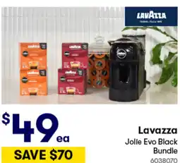 Woolworths Lavazza Jolle Evo Black Bundle offer