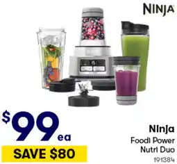 Woolworths Ninja Foodl Power Nutri Duo offer