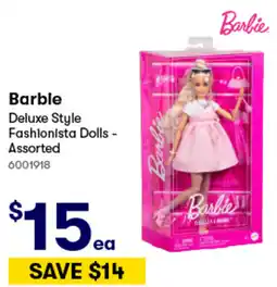 Woolworths Barbie Deluxe Style Fashionista Dolls offer