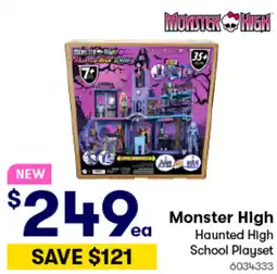 Woolworths Monster High Haunted High School Playset offer