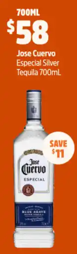 Woolworths Jose Cuervo Especial Silver Tequila offer