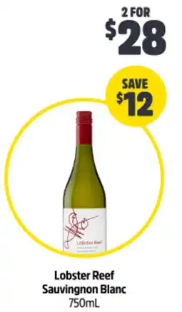 Woolworths Lobster Reef Sauvignon Blanc offer