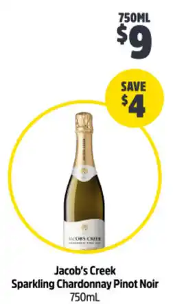 Woolworths Jacob's Creek Sparkling Chardonnay Pinot Noir offer