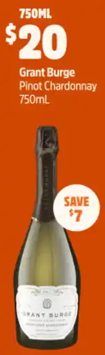 Woolworths Grant Burge Pinot Chardonnay offer
