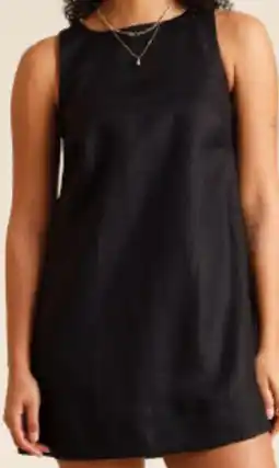 Myer European Linen Square Neckline Mini Dress offer