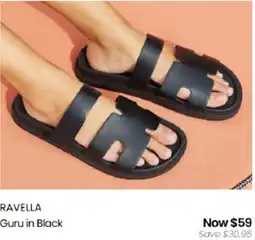 Myer RAVELLA Guru in Black offer