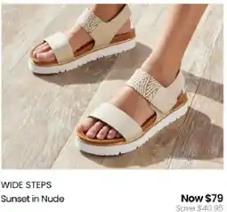 Myer WIDE STEPS Sunset in Nude offer