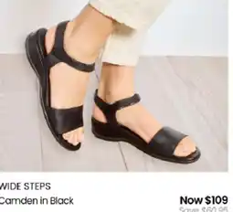 Myer WIDE STEPS Camden in Black offer