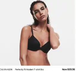 Myer CALVIN KLEIN Perfectly Fit Modern T-shirt Bra offer