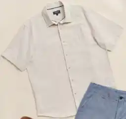 Myer Gazman Linen Blend Short Sleeve Shirt offer