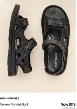 Myer Hush Puppies Simmer Sandal offer