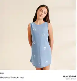 Myer TILLI Sleeveless Tie Back Dress offer