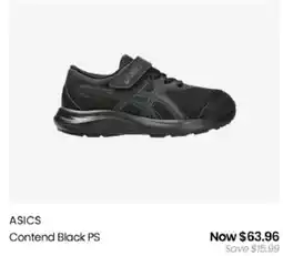 Myer ASICS Contend Black PS offer