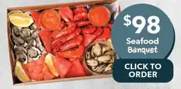 Ritchies Seafood Banquet offer