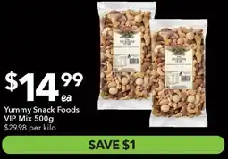Ritchies Yummy Snack Foods VIP Mix offer