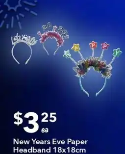 Ritchies New Years Eve Paper Headband offer