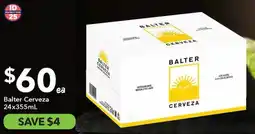 Ritchies Balter Cerveza offer