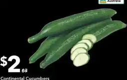 Ritchies Continental Cucumbers offer