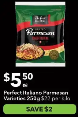 Ritchies Perfect Italiano Parmesan Varieties offer