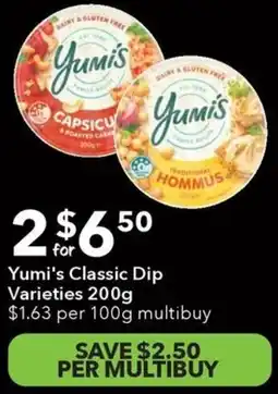 Ritchies Yumi's Classic Dip Varieties offer