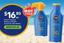 Ritchies Nivea Protect & Moisture SPF50+ Sunscreen offer