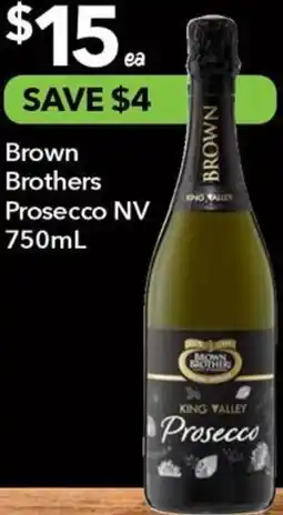 Ritchies Brown Brothers Prosecco NV offer