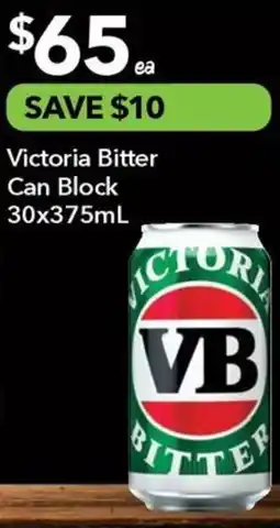 Ritchies Victoria Bitter Can Block offer