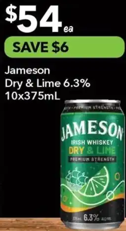 Ritchies Jameson Dry & Lime 6.3% offer