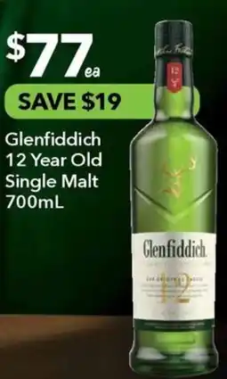 Ritchies Glenfiddich 12 Year Old Single Malt offer