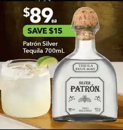 Ritchies Patrón Silver Tequila offer