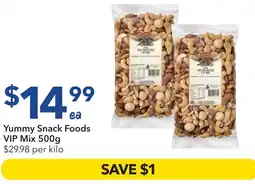 Ritchies Yummy Snack Foods VIP Mix offer