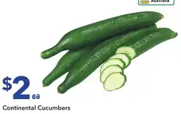 Ritchies Continental Cucumbers offer