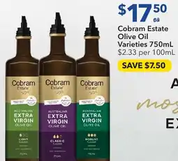 Ritchies Cobram Estate Olive Oil Varieties offer