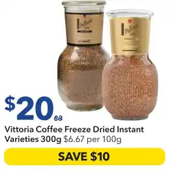 Ritchies Vittoria Coffee Freeze Dried Instant Varieties offer