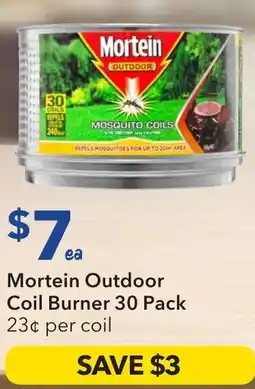 Ritchies Mortein Outdoor Coil Burner offer