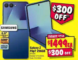 JB Hi-Fi Galaxy Z Flip7 256GB offer