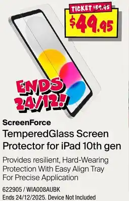 JB Hi-Fi ScreenForce Tempered Glass Screen offer