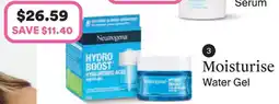 Priceline Moisturise water gel offer