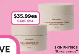 Priceline Ultra plumping night cream pumps, facial sculpting gel offer
