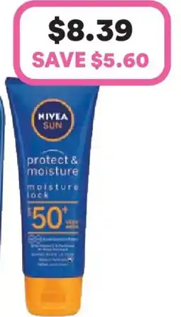 Priceline Nivea suncare range offer