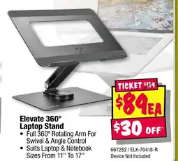 JB Hi-Fi Elevate 360° Laptop Stand offer